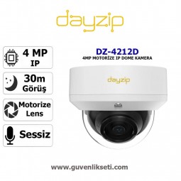 Dayzip DZ-4212D 4mp Motorize Ip Dome Kamera